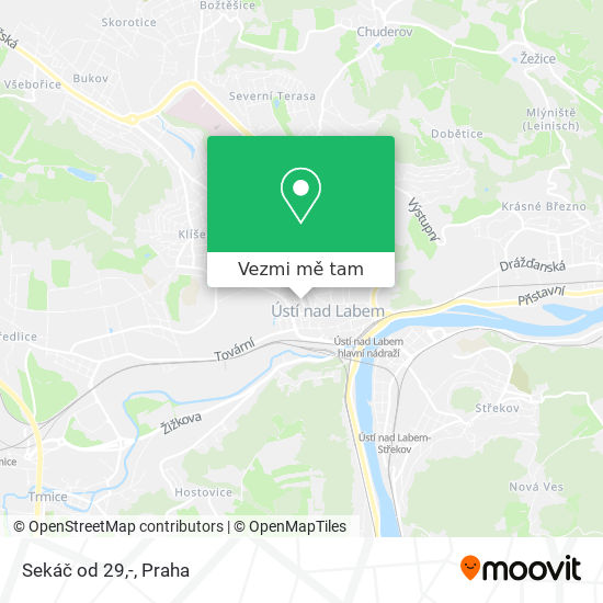 Sekáč od 29,- mapa