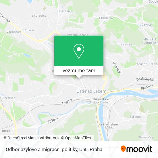 Odbor azylové a migrační politiky, ÚnL mapa