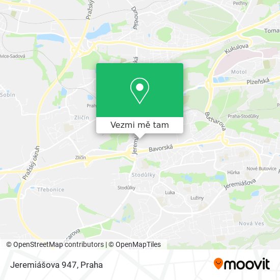 Jeremiášova 947 mapa