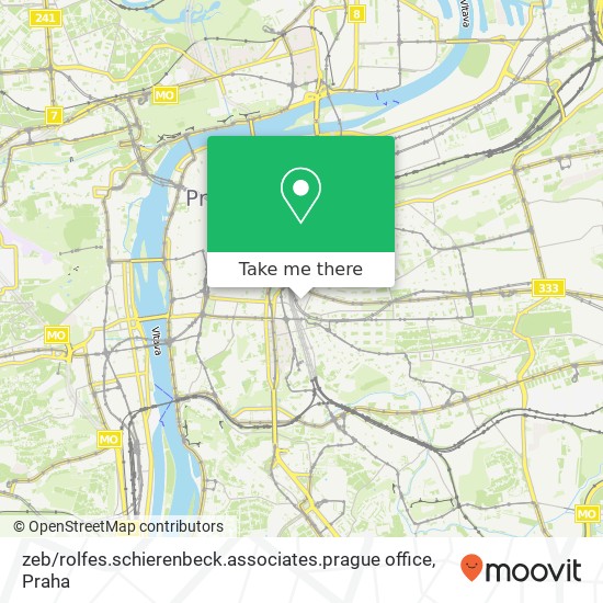 zeb / rolfes.schierenbeck.associates.prague office mapa