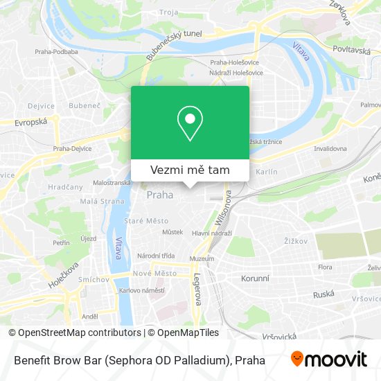 Benefit Brow Bar (Sephora OD Palladium) mapa
