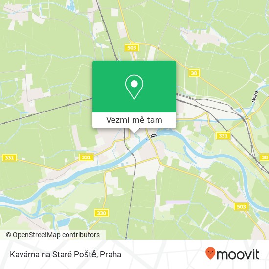 Kavárna na Staré Poště mapa