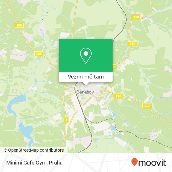 Minimi Café Gym mapa