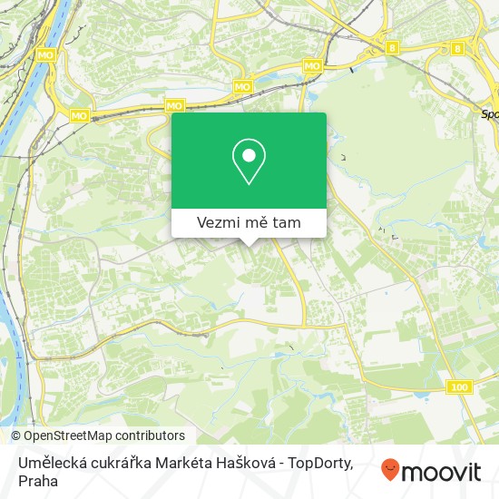 Umělecká cukrářka Markéta Hašková - TopDorty mapa