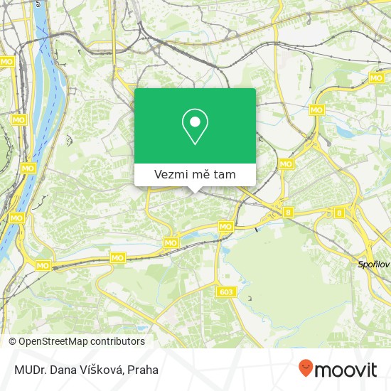 MUDr. Dana Víšková mapa