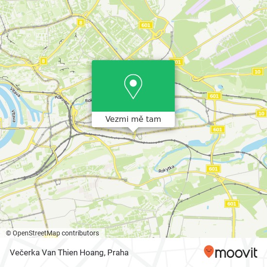 Večerka Van Thien Hoang mapa