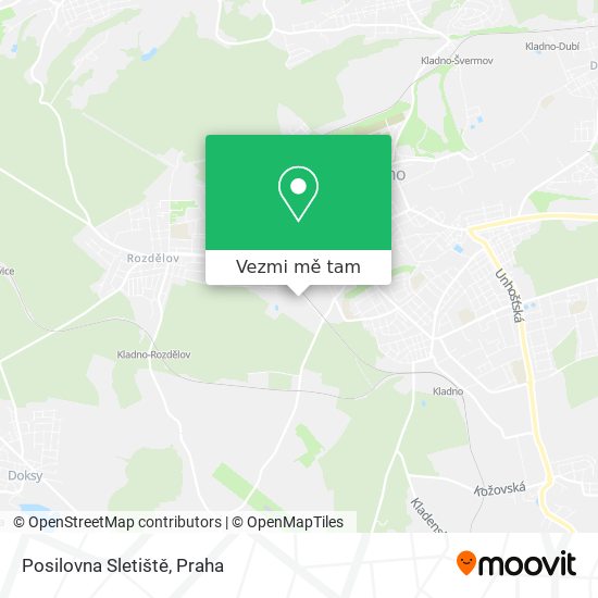 Posilovna Sletiště mapa