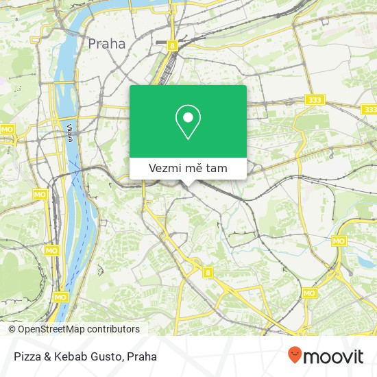 Pizza & Kebab Gusto mapa