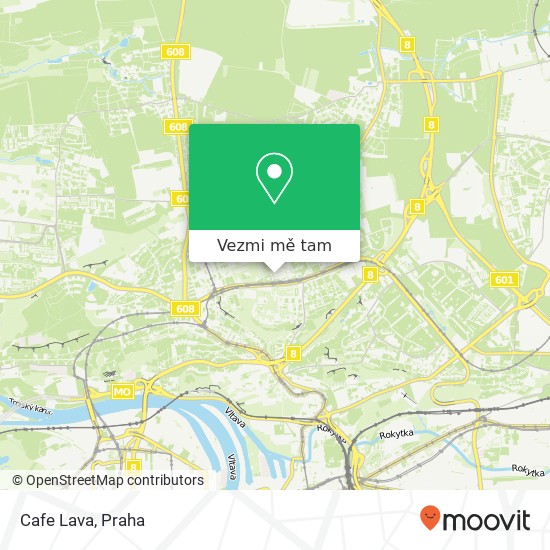 Cafe Lava mapa