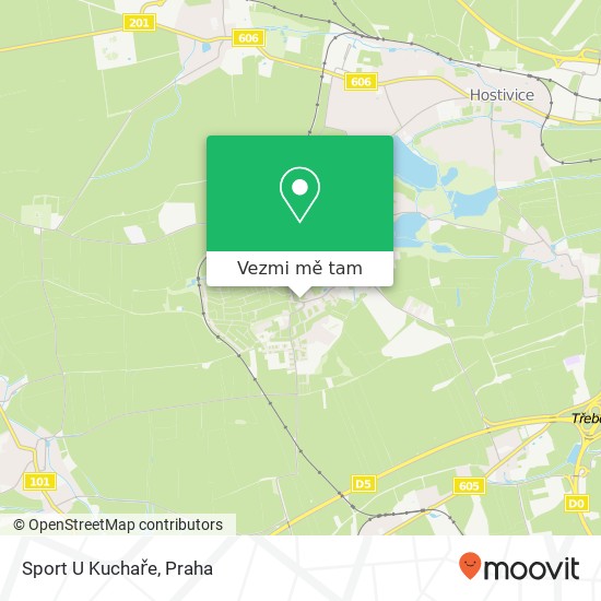 Sport U Kuchaře mapa