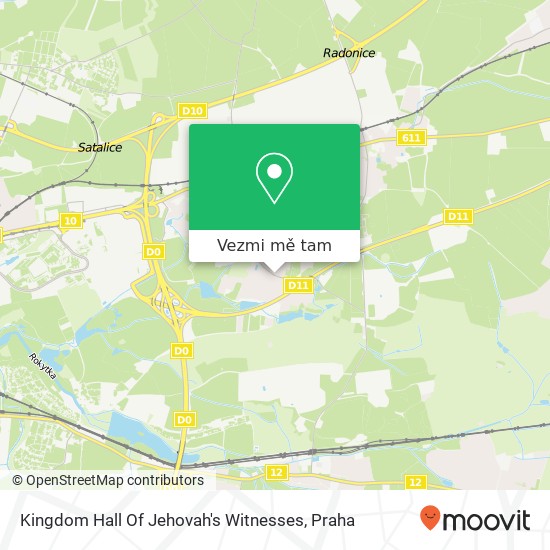 Kingdom Hall Of Jehovah's Witnesses mapa