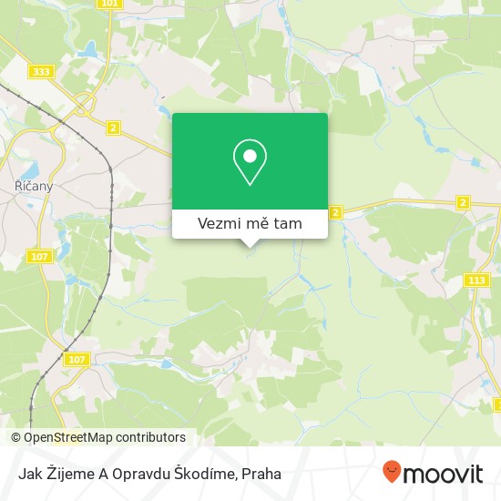 Jak Žijeme A Opravdu Škodíme mapa