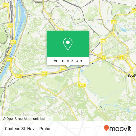 Chateau St. Havel mapa