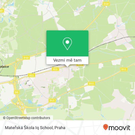 Mateřská Škola Iq School mapa