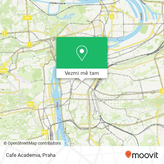 Cafe Academia mapa