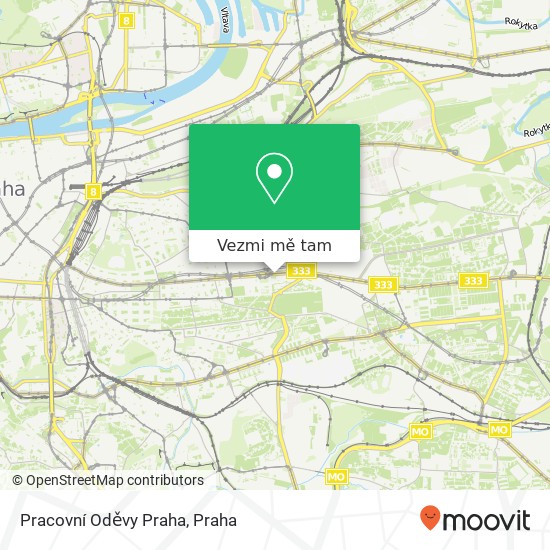 Pracovní Oděvy Praha mapa