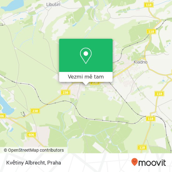 Květiny Albrecht mapa