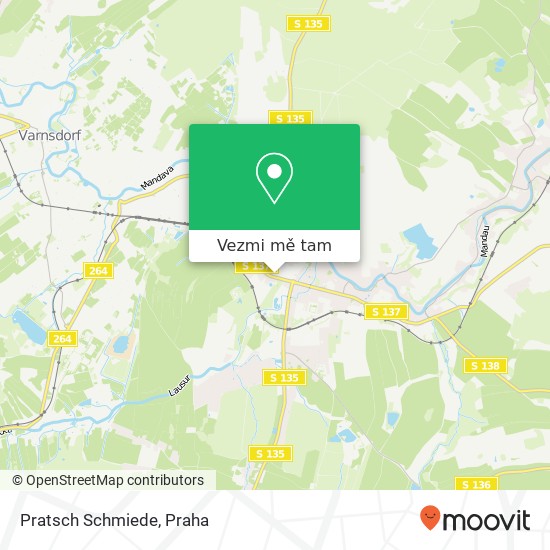 Pratsch Schmiede mapa