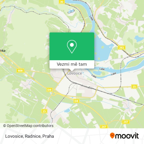 Lovosice, Radnice mapa