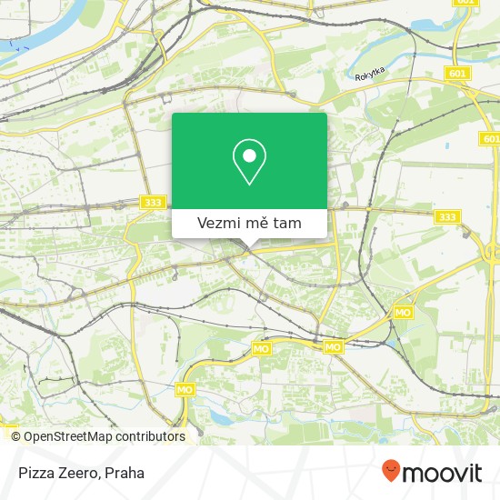 Pizza Zeero mapa