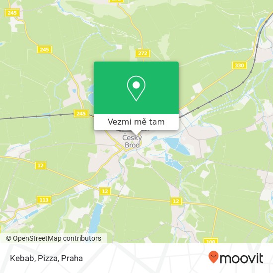 Kebab, Pizza mapa