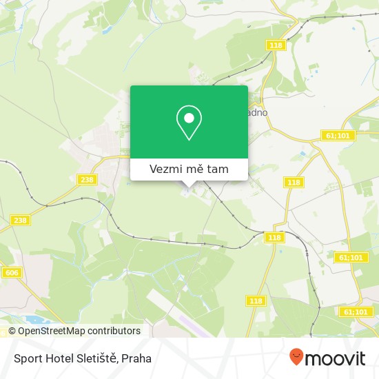 Sport Hotel Sletiště mapa