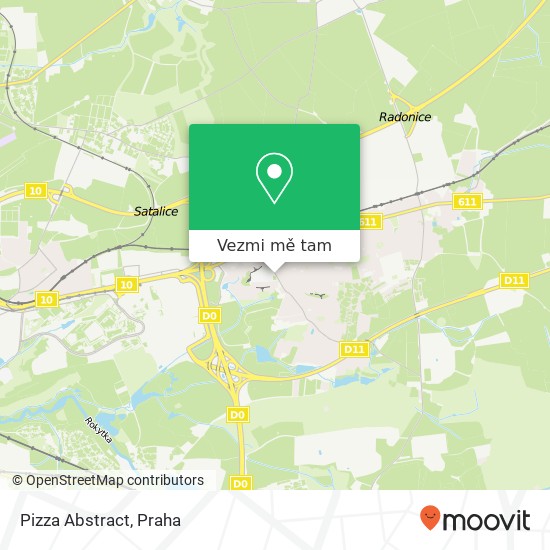 Pizza Abstract mapa