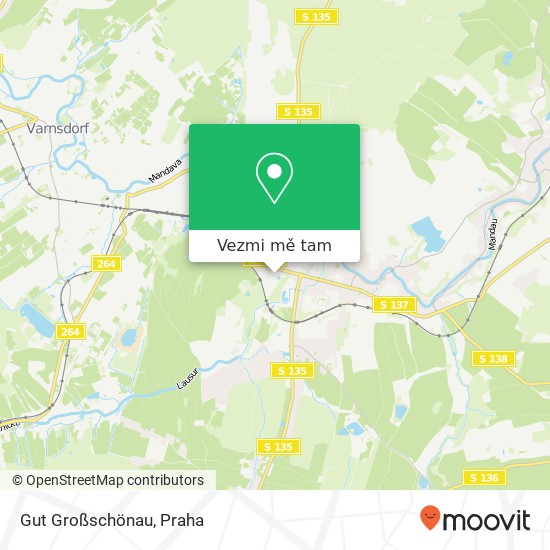 Gut Großschönau mapa