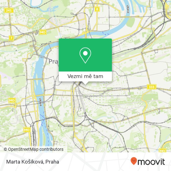 Marta Košíková mapa