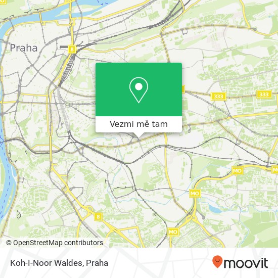Koh-I-Noor Waldes mapa