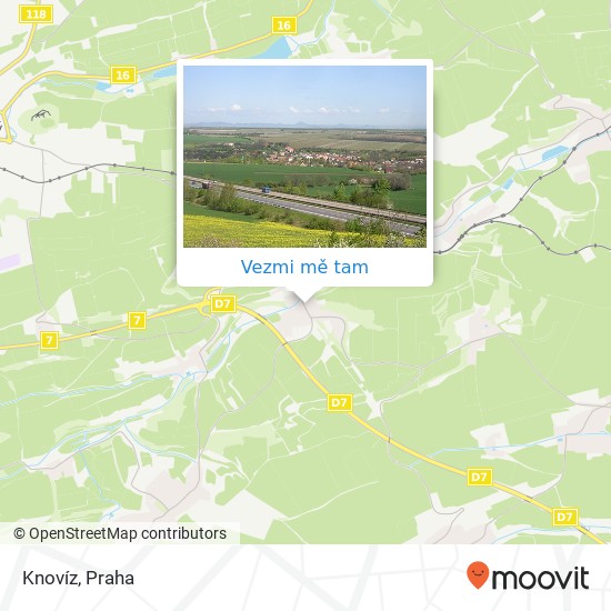 Knovíz mapa