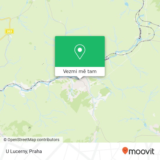 U Lucerny mapa
