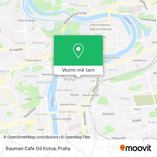 Bauman Cafe Od Kotva mapa