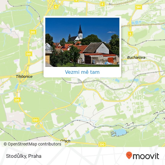 Stodůlky mapa