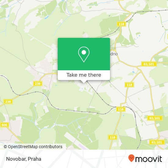 Novobar mapa