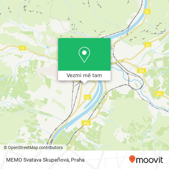 MEMO Svatava Skupeňová mapa