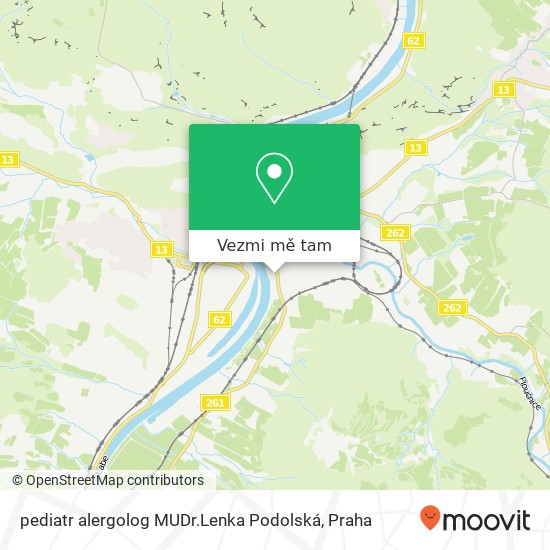 pediatr alergolog MUDr.Lenka Podolská mapa