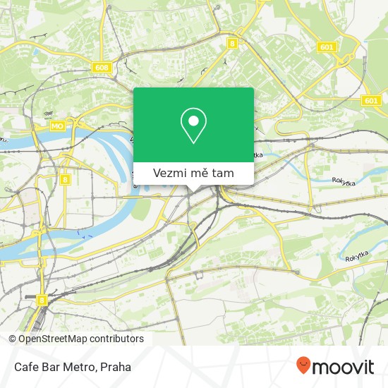 Cafe Bar Metro mapa