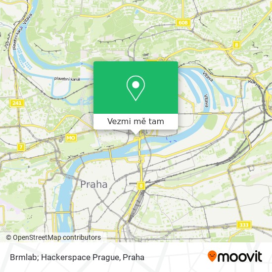 Brmlab; Hackerspace Prague mapa