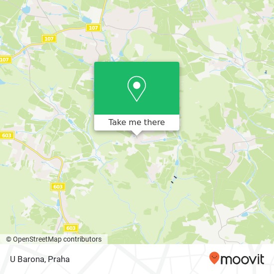 U Barona, Lojovice 11 251 69 Velké Popovice mapa