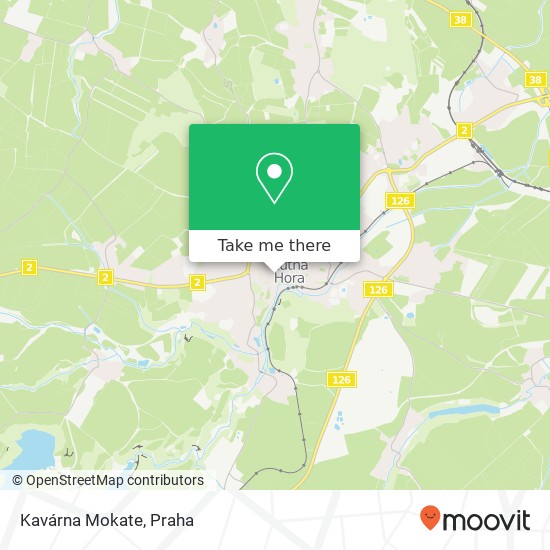 Kavárna Mokate, Barborská 6 284 01 Kutná Hora mapa
