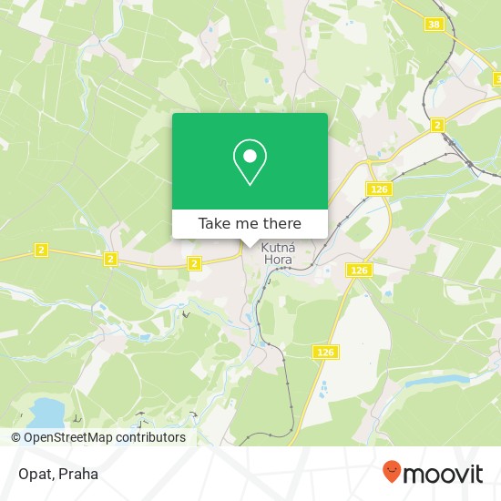 Opat, Husova 28 284 01 Kutná Hora mapa