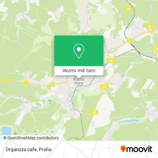 Organzza cafe mapa