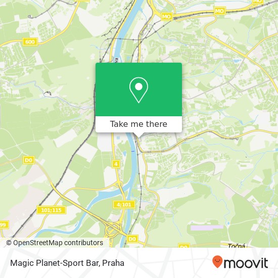 Magic Planet-Sport Bar mapa
