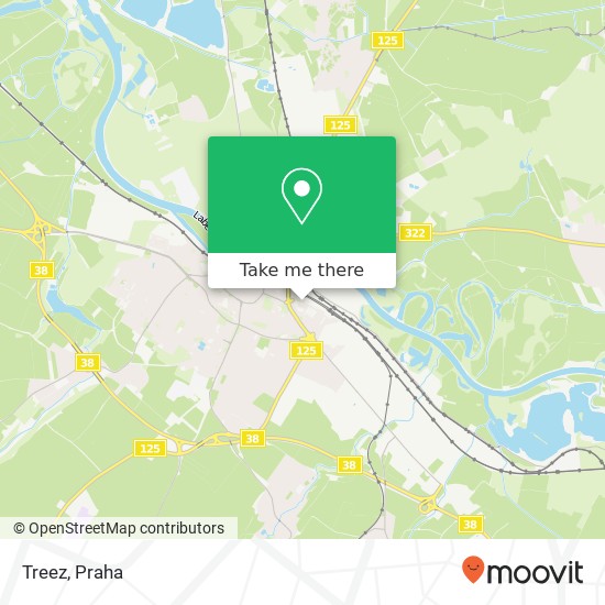 Treez, Rorejcova 906 280 02 Kolín mapa