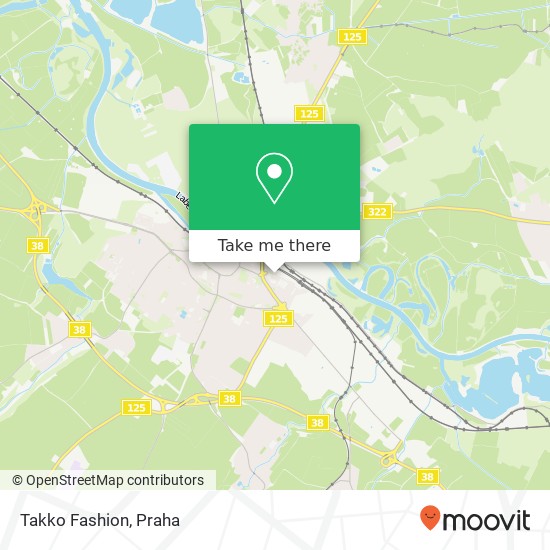 Takko Fashion, Rorejcova 280 02 Kolín mapa