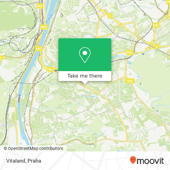 Vitaland, Novodvorská 136 142 00 Praha mapa
