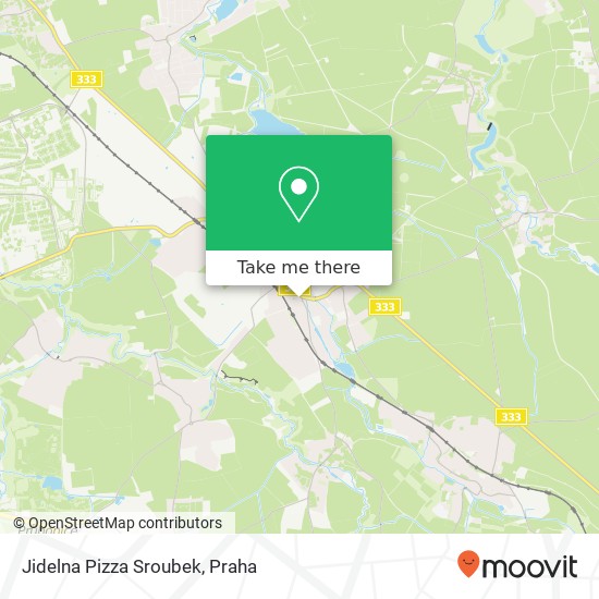 Jidelna Pizza Sroubek, náměstí Protifašistických bojovníků 102 / 4 104 00 Praha mapa