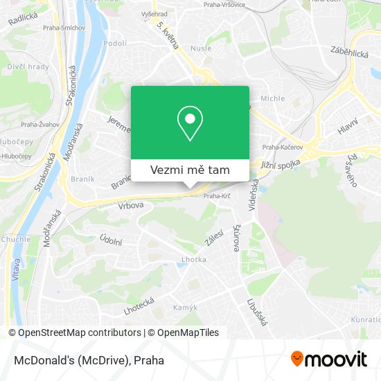 McDonald's (McDrive) mapa