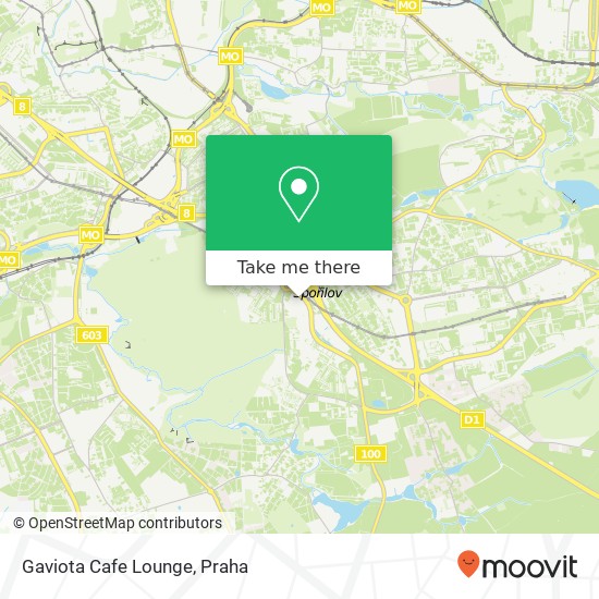 Gaviota Cafe Lounge, Roztylská 2321 / 19 148 00 Praha mapa